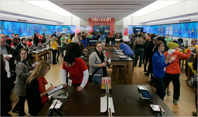 Microsoft planifica tiendas en Europa microsoft store europa